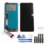 Écran LCD Complet + Vitre Tactile Pour Wiko View 2 - Noir, Sans Châssis, Neuf