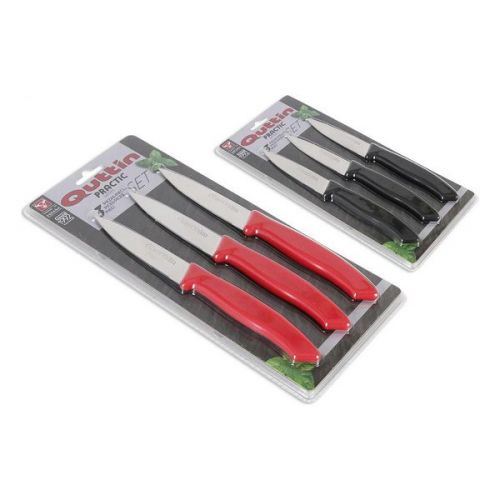 Jeu de couteaux d'éplucheur Quttin (3 pcs) Noir