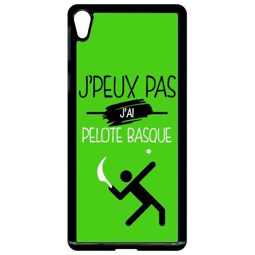 Coque sony xperia e5 j peux pas j ai pelote basque 4