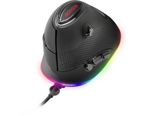 Speedlink Sovos - Souris filaire ergonomique verticale pour gamer - Droitier - Capteur 10000 dpi - 7 boutons programmables -