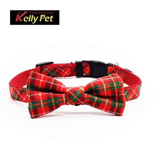 Meilleurs prix pour Collier avec noeud papillonpour chien - Rouge&Vert (Taille: M)