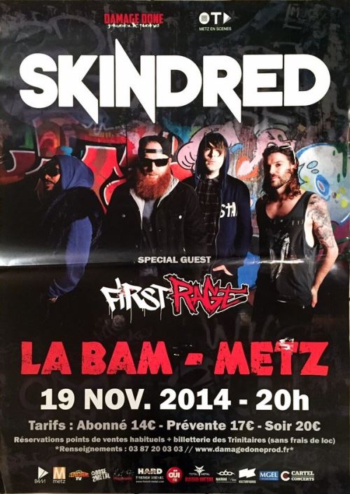 Skindred - 70x100 cm - AFFICHE / POSTER