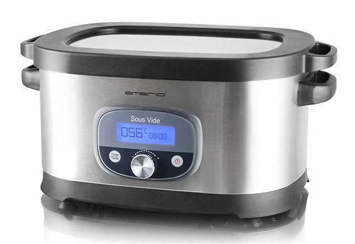 Emerio SC Cuiseur de 110841 sous vide, noir, acier inoxydable