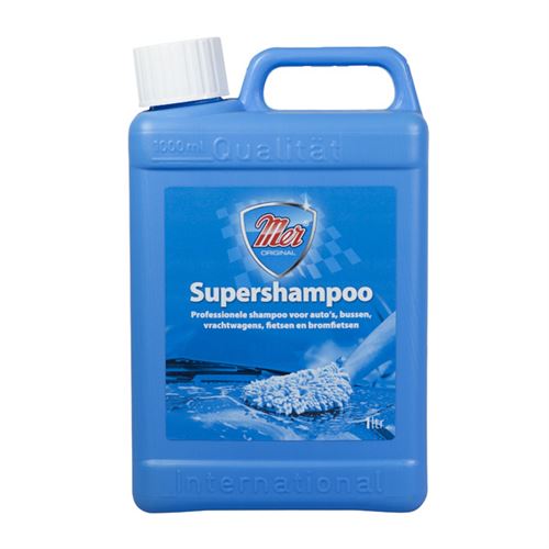 Mer shampoing Supershampoopour voiture 1 litre bleu