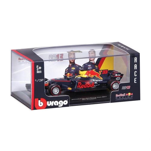 Burago Red Bull RB13 Formule 1 Auto Max Verstappen et Daniel Ricciardo 1:32