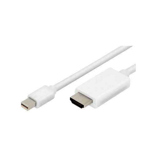 Assmann electronic ak-340304-010-w 1m mini displayport hdmi type a (standard) blanc câble vidéo et adaptateur