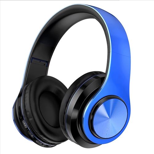 Casque Audio Bluetooth Over-Ear - Stéréo - Hi-Fi - Bleu - Image 2