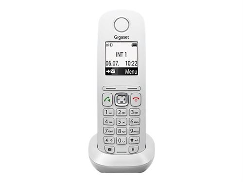 Gigaset A540 CAT - Extension du combiné sans fil avec ID d'appelant/appel en instance - DECTGAP - blanc