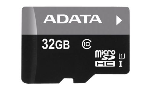 ADATA Premier - Carte mémoire flash (adaptateur microSDHC - SD inclus(e)) - 32 Go - UHS Class 1 / Class10 - microSDHC UHS-I - pour les particuliers