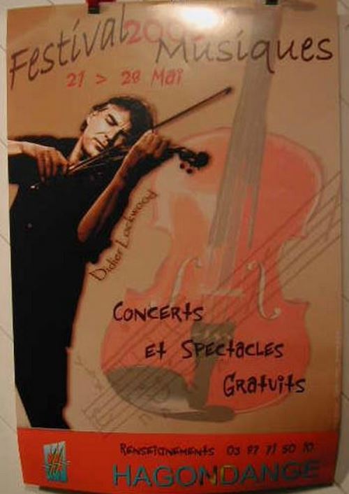 FESTIVAL DE MUSIQUE - 40X60 cm - AFFICHE / POSTER
