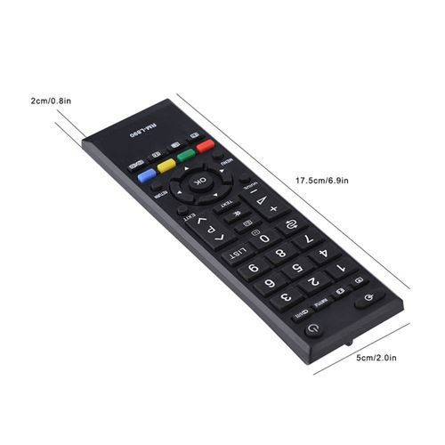 Télécommande Universelle de Télévision CT-90329 pour Smart TV LCD Toshiba -  Noir - Télécommande - Achat & prix