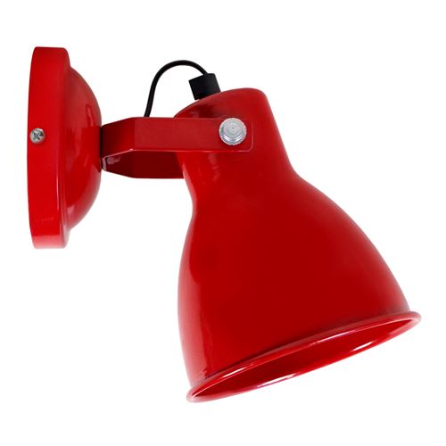 Applique Broadway - Metal rouge - E14 40W
