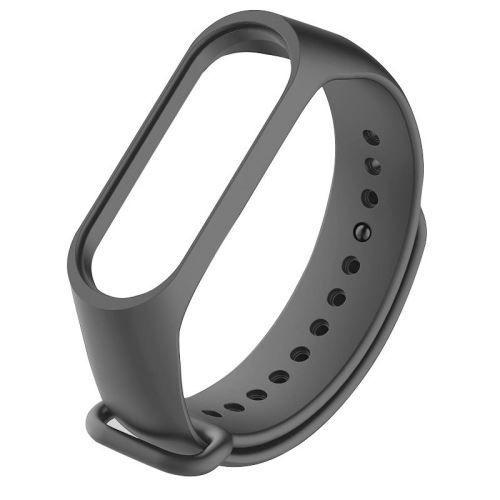 Bracelet en silicone pour Xiaomi Mi Band 3/4 - Gris