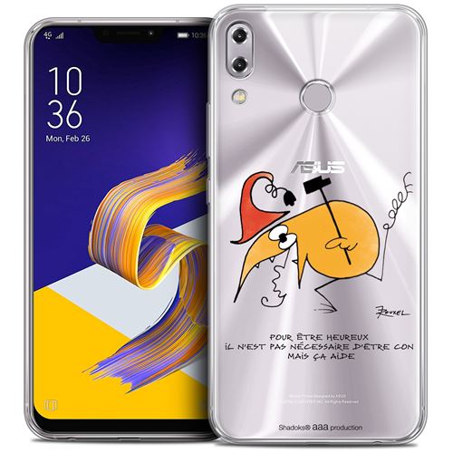 Coque Gel Asus Zenfone 5 LITE ZC600KL (6.2 ) Extra Fine Les Shadoks® - Pour Être Heureux