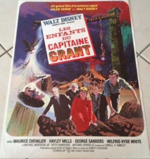Les Enfants Du Capitaine Grant AFFICHE CINEMA ORIGINALE
