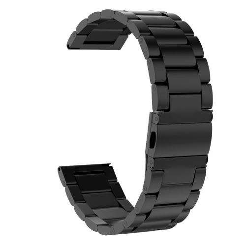 Bracelet de montre Compatible avec Samsung Galaxy Watch Active 2 40 / 40mm, Acier - Noir