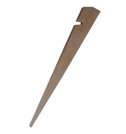 Umefa chevilles en bois 4 pièces 40 cm marron
