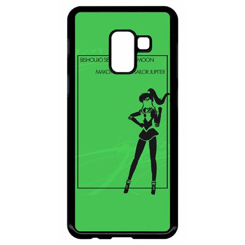 Coque My-Kase pour Galaxy A8 (2018) - sailor jupiter - Plastique Noir