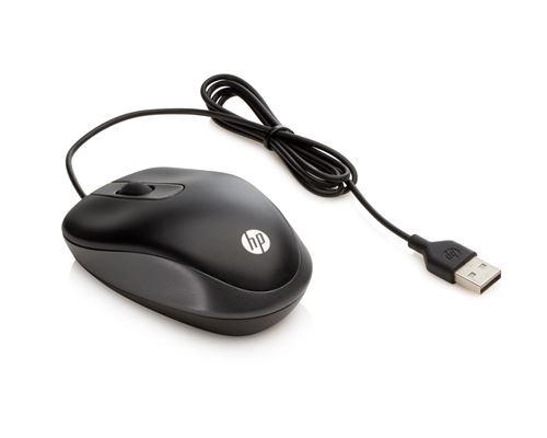 HP USB Travel Mouse souris Ambidextre USB Type-A Optique 1000 DPI