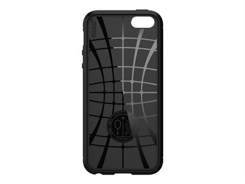 Spigen Rugged Armor - Coque de protection pour téléphone portable - robuste - polyuréthanne thermoplastique (TPU) - pour Apple iPhone 5, 5s, SE