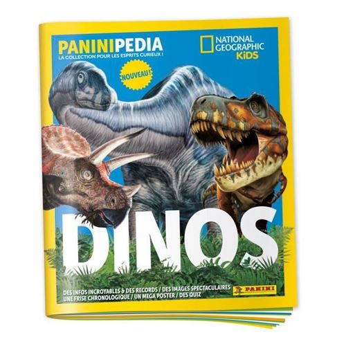 Album Pour Cartes A Collectionner - Dinos National Geographic Kids - Paninipedia