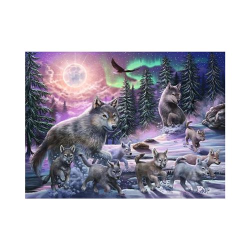Non Communiqué Multicolore Puzzle Ravensburger - Famille De Loups, 150 Pièces
