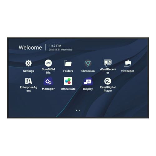 Ecran Pc - Moniteur Viewsonic Cde6530 Panneau D Affichage Mur