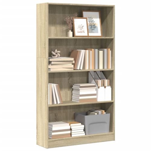 Vidaxl Bibliothèque Chêne Sonoma 143 Cm - Image 3