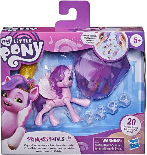 Mini figurine My Little Pony Aventure de cristal pétales de princesse