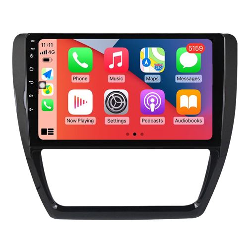 Autoradio Multimédia RoverOne CarPlay Android Auto DSP GPS pour VW Volkswagen Jetta Bora 2011-2018
