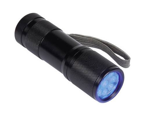 Velleman UV-9 Ampoule LED UV Lampe de poche à pile(s) 58 g