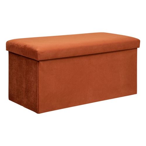 Atmosphera - Pouf pliable double Lilou Ambre