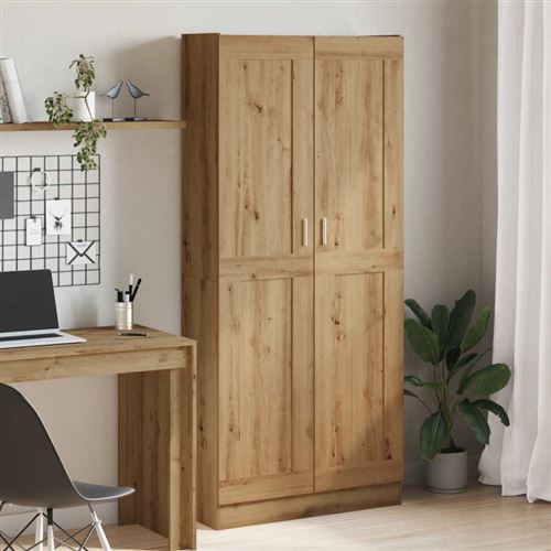 Non Communiqué Buffet Haut Chêne Artisanal 82,5X30,5X185 Cm Bois D Ingénierie