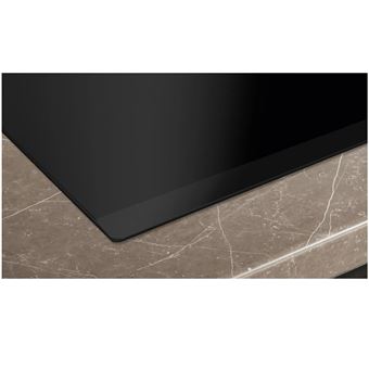 Table de cuisson aspirante induction 59cm 4 feux 7400w noir Siemens ED631HQ26E