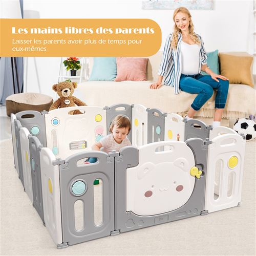Giantex barrière de lit pliable et portable pour enfant/bébé