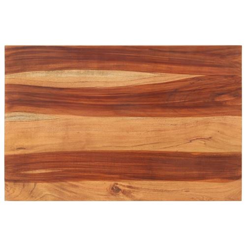 vidaXL Dessus de table Bois solide 25-27 mm 60x90 cm
