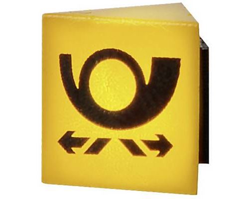 Viessmann 1371 Panneau de signalisation H0 POST avec éclairage LED modèle fini