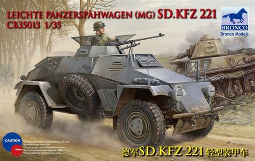 Sdkfz 221 Armored Car - 1:35e - Bronco Models