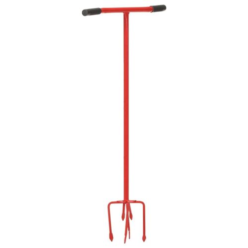 Artiglio Da Giardino Rosso In Acciaio - Vidaxl