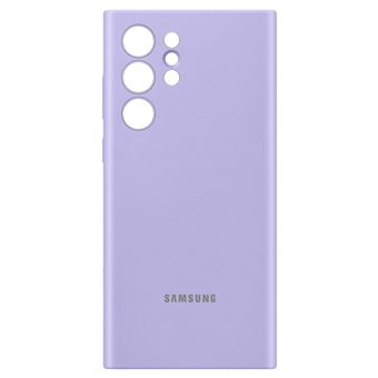 Coque en silicone pour Samsung Galaxy S22 Ultra Lavande