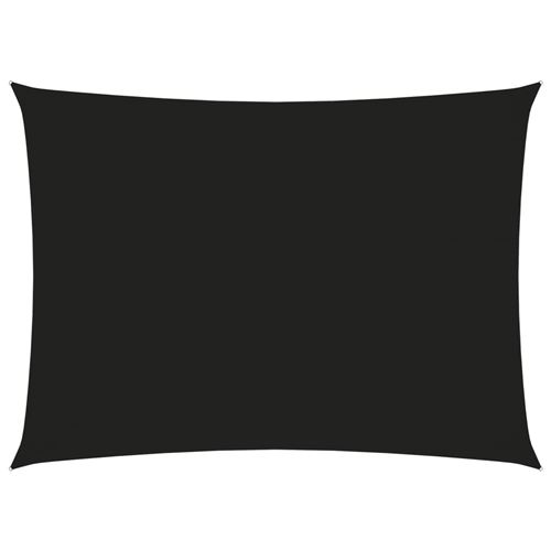 vidaXL Voile de parasol Tissu Oxford rectangulaire 2x3,5 m Noir