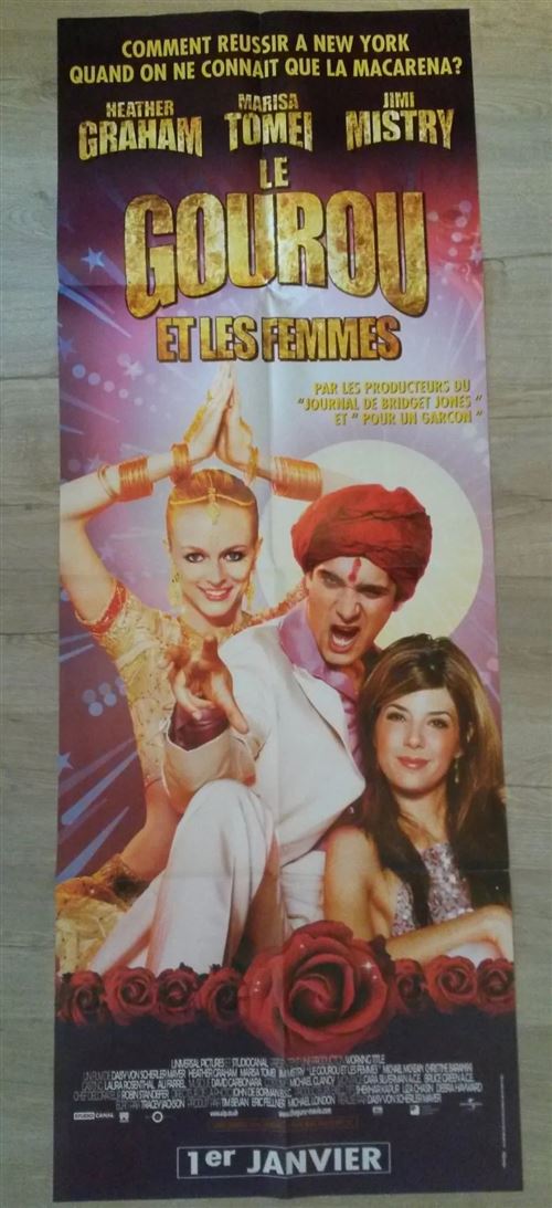 Affiche de Cinéma Originale - Le Gourou Et Les Femmes - Heather Graham - 60x160cm