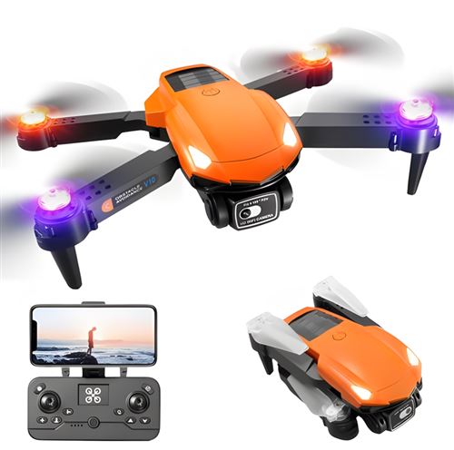 Drone SZSMART V10 Orange 4K Autonomie 20 Min