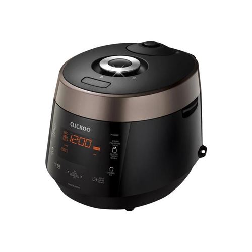 Non Communiqué Noir Cuckoo Crp-P1009s Cuiseur À Riz Avec Écran, Avec Fonction De Cuisson-Vapeur, Protection Contre La Surchauffe