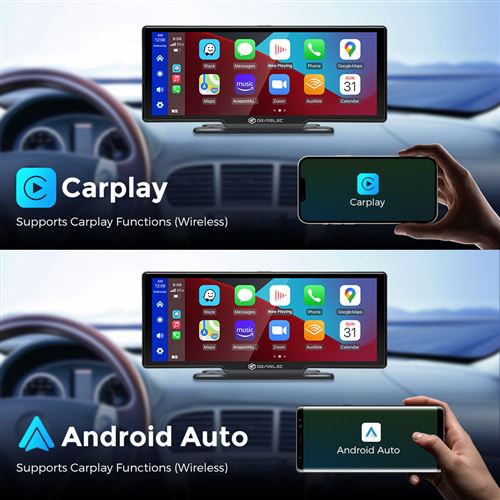 150€ sur GEARELEC Autoradio Portable 10.26 pouces avec CarPlay