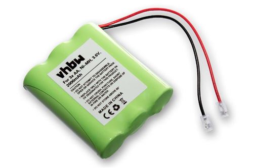 Vhbw Batterie NiMH Universal Batterie Pack 2000mAh 3.6V 3x AA