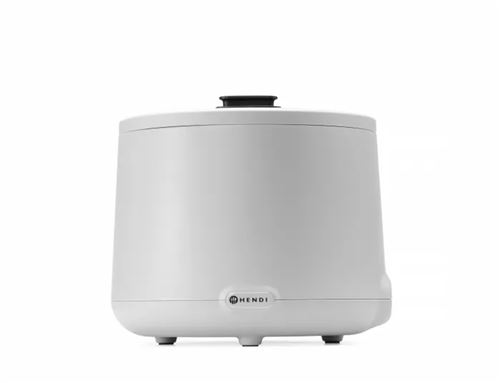 HENDI Bouilloire thermos &eacute;lectrique pour soupe 3585 C 8 l 500 W blanc