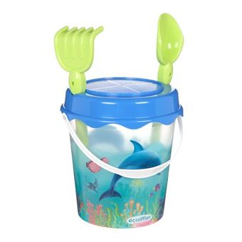 Jeu de plein air Ecoiffier Seau garni décor dauphin 21 cm