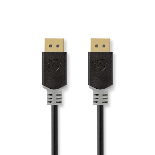 Nedis - Câble DisplayPort 1.4 - Mâle vers Mâle - 2m - Anthracite - Image 2