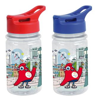 JEUX OLYMPIQUES PARIS 2024 - Lot boite goûter + gourde (coloris bleu OU